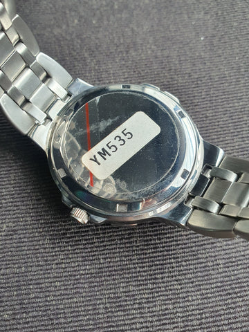 Yema Gents Watch Silver Chain White Dial Quartz Watch